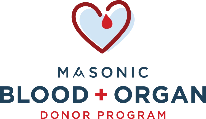 Masonic Blood and Organ Donor program logo