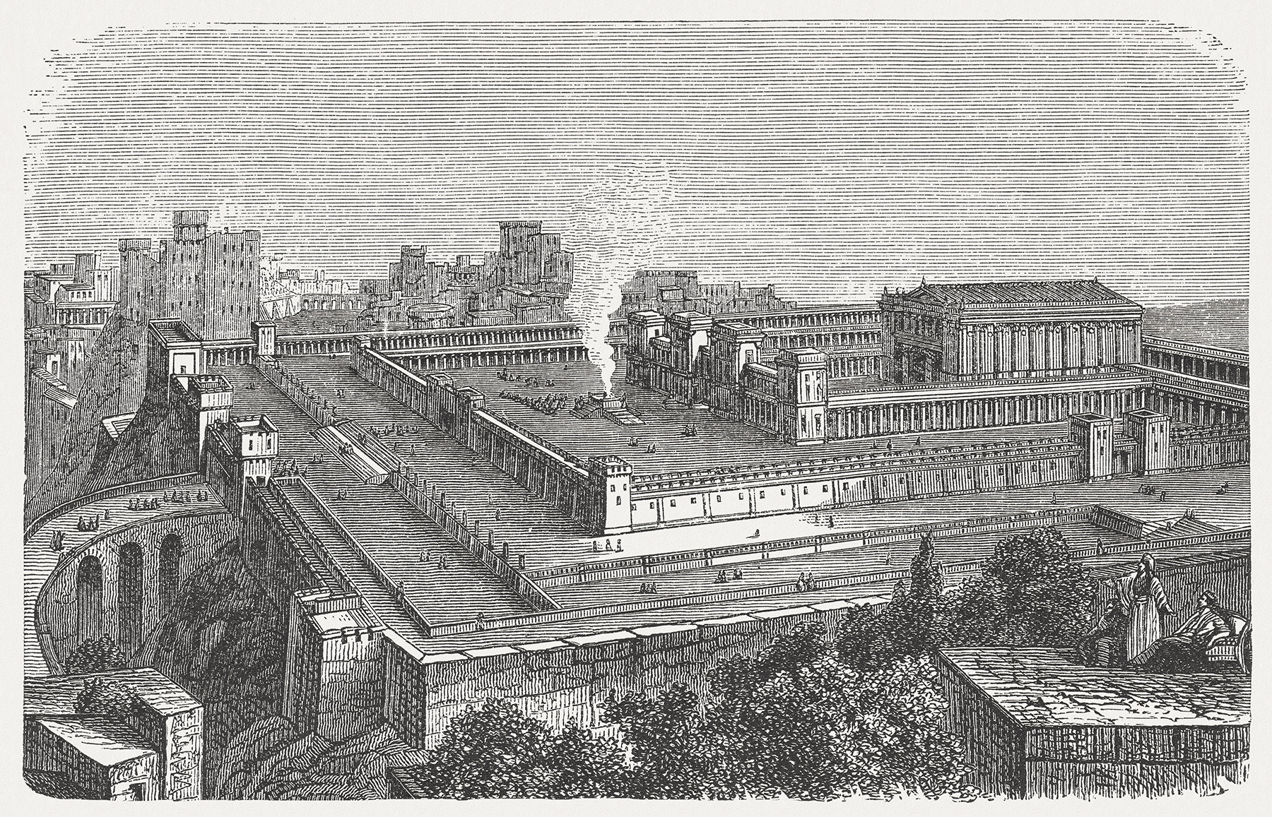 Drawing of the Temple of Solomon