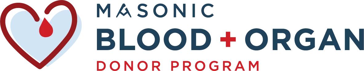 Masonic Blood + Organ Donor Program logo